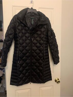 Small Lauren Ralph Lauren packable zip up down coat